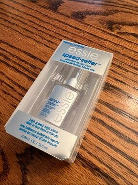 Essie Speed Setter Ultra Fast Dry Top Coat - Clear Nail Polish - NEW NWT NIB